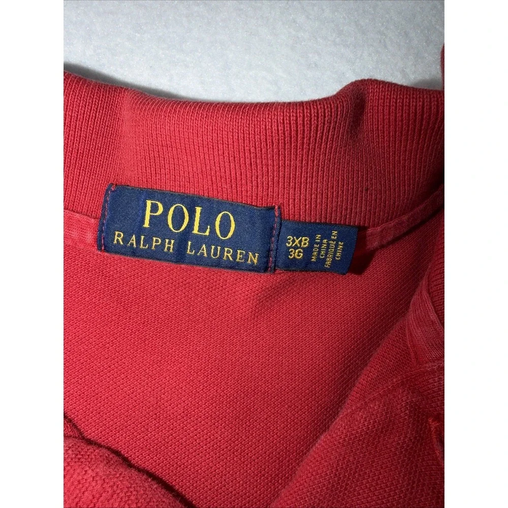 Set Of 3 Ralph Lauren Shirt Mens Size 3XB Blue Short Sleeve Polo Casual Golf‎